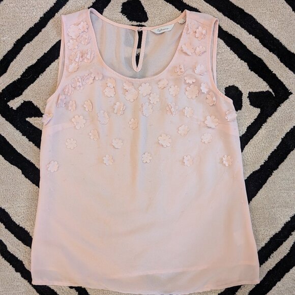 Reitmans Pink Size M sleeveless top with flowers girlhoodcore chic - Picture 2 of 4